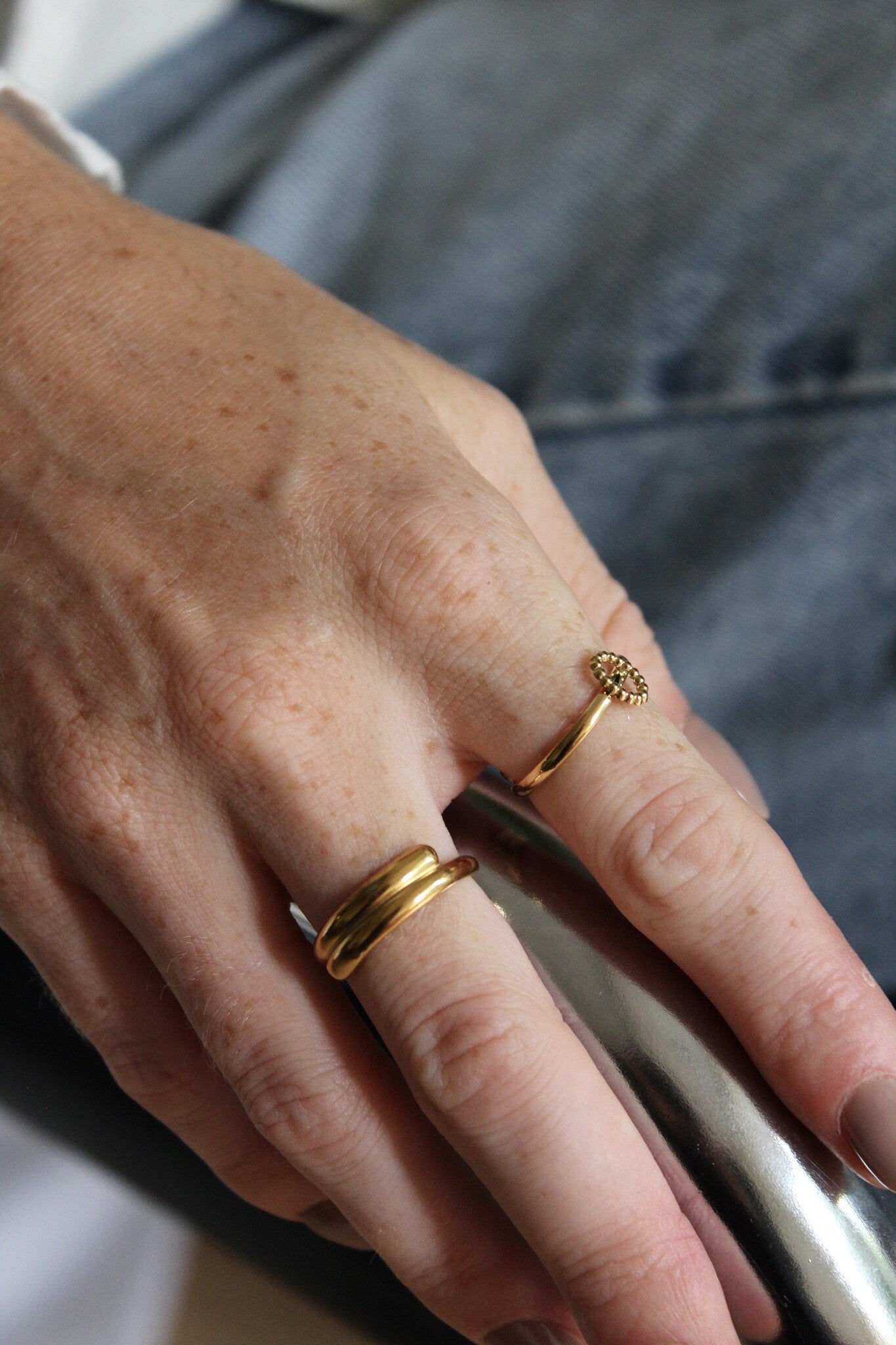Ell - Ring - Stainless Steel - Adjustable
