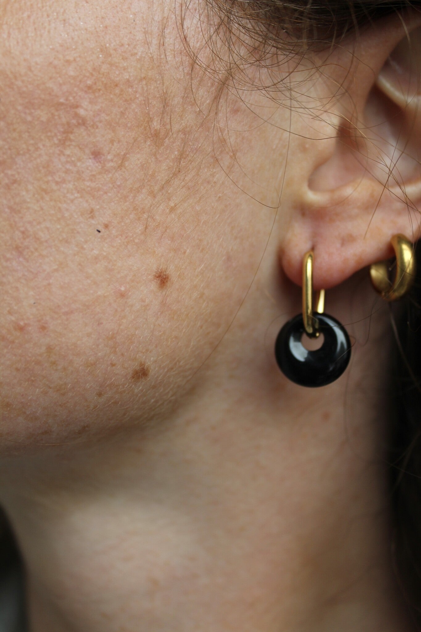 Tiny Tirza - Earrings - Natural Stone - Stainless Steel