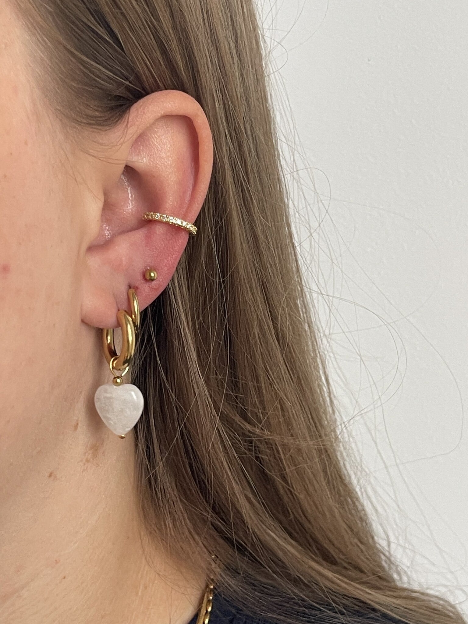 Para Siempre - Earrings - Natural Stone - Stainless Steel