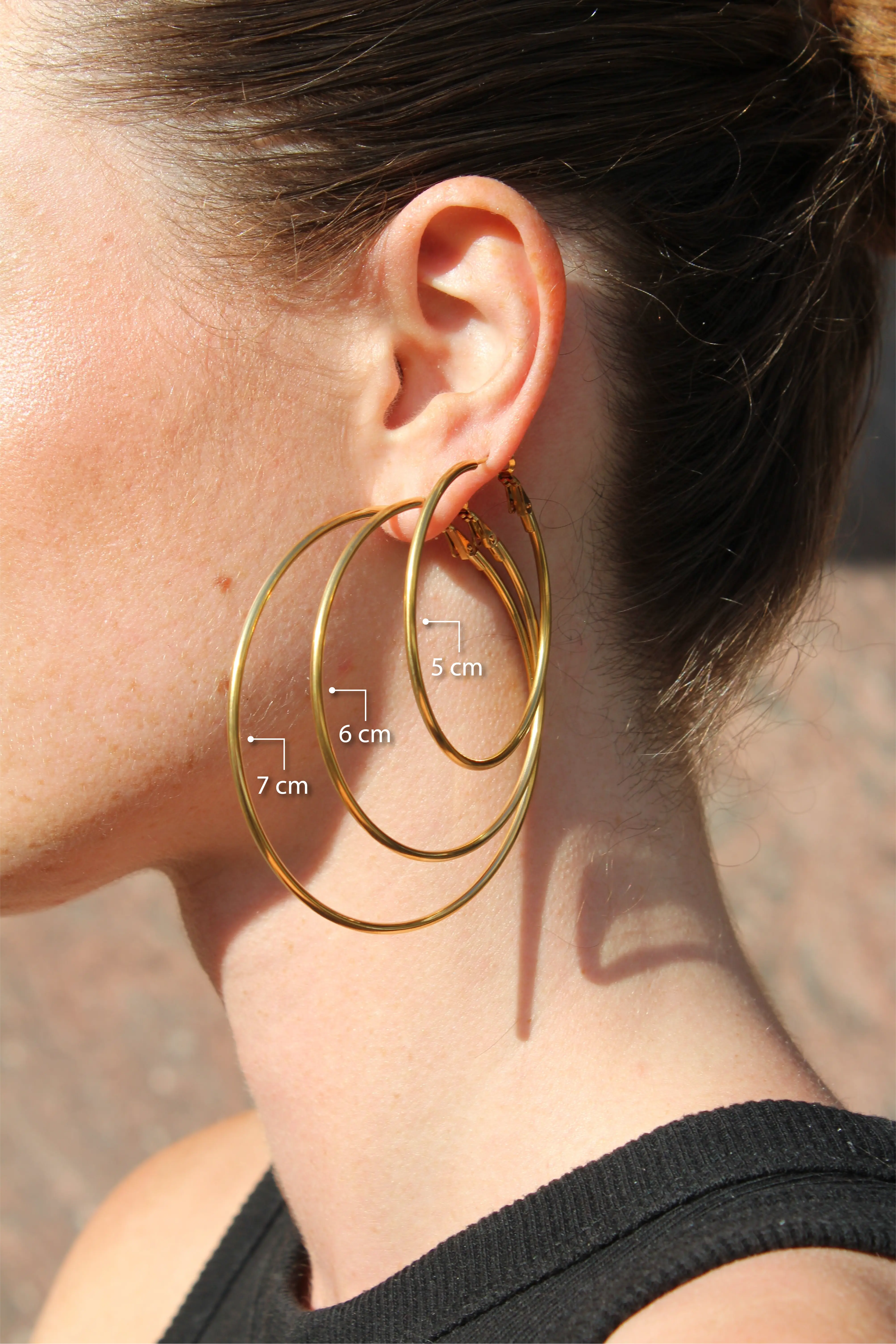 Basic hoops - Earrings - Stainless Steel