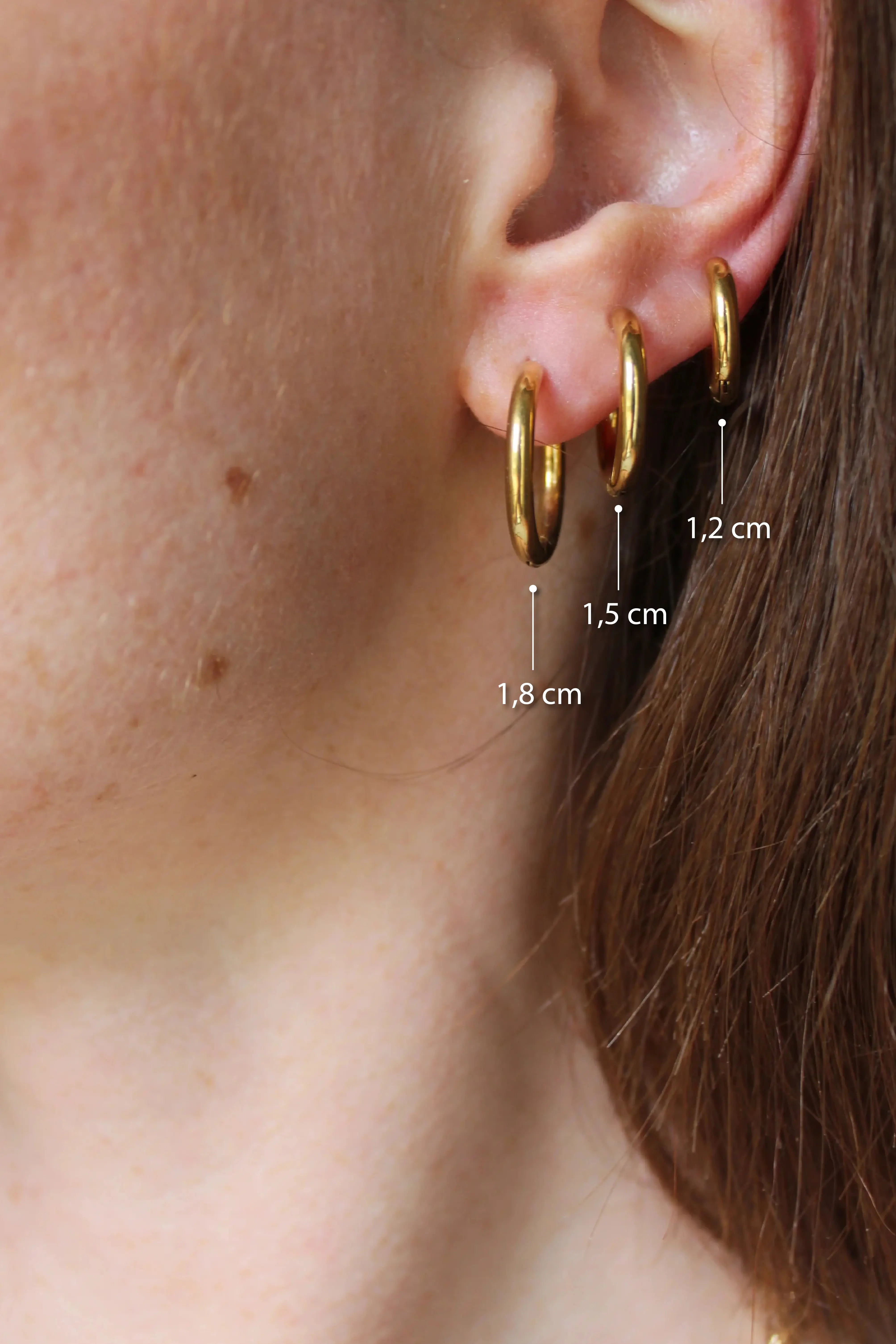 Basic - Earrings - Clip On - Stainless Steel