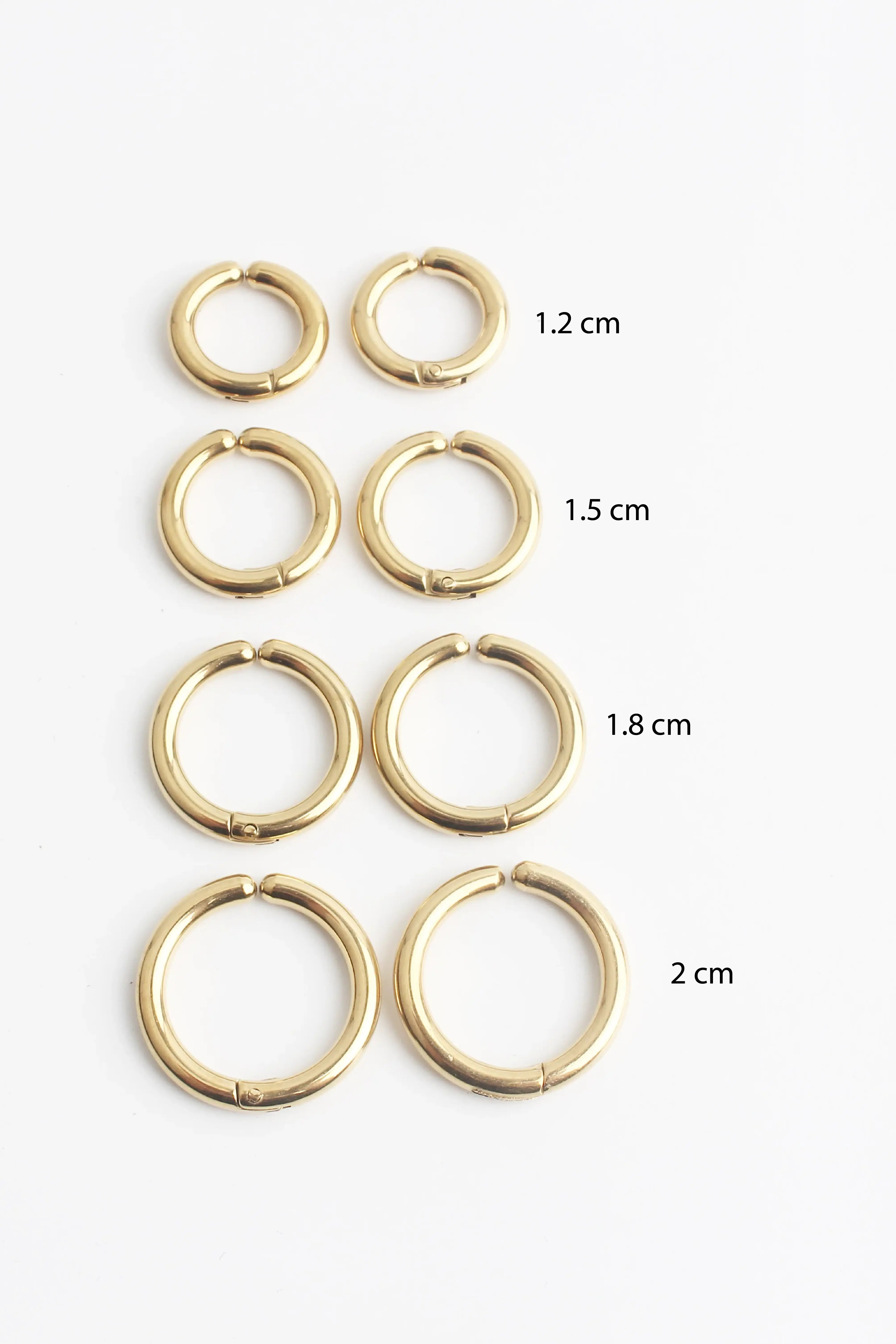 Basic - Earrings - Clip On - Stainless Steel