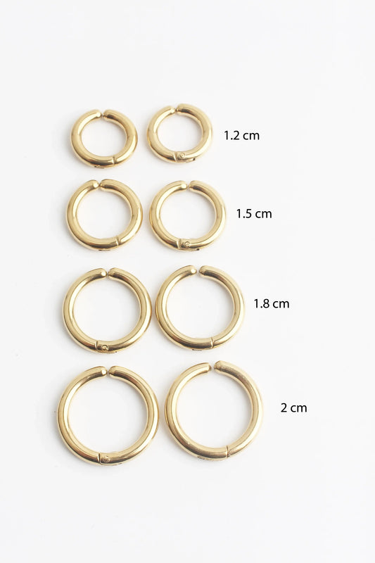 Basic - Earrings - Clip On - Stainless Steel
