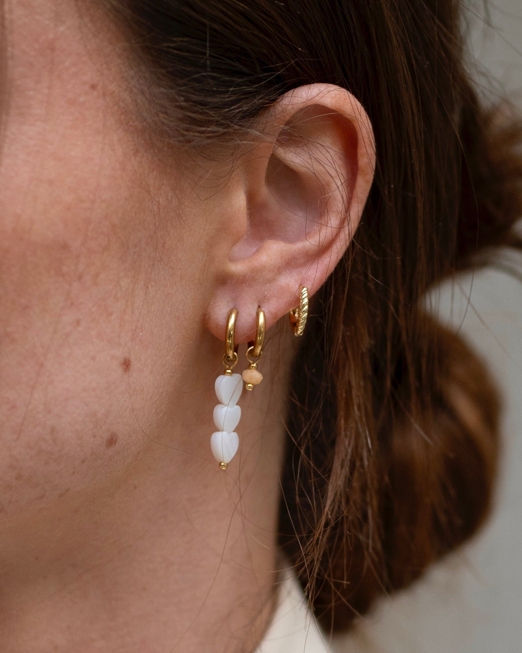 Heart To Heart - Earrings - Stainless Steel