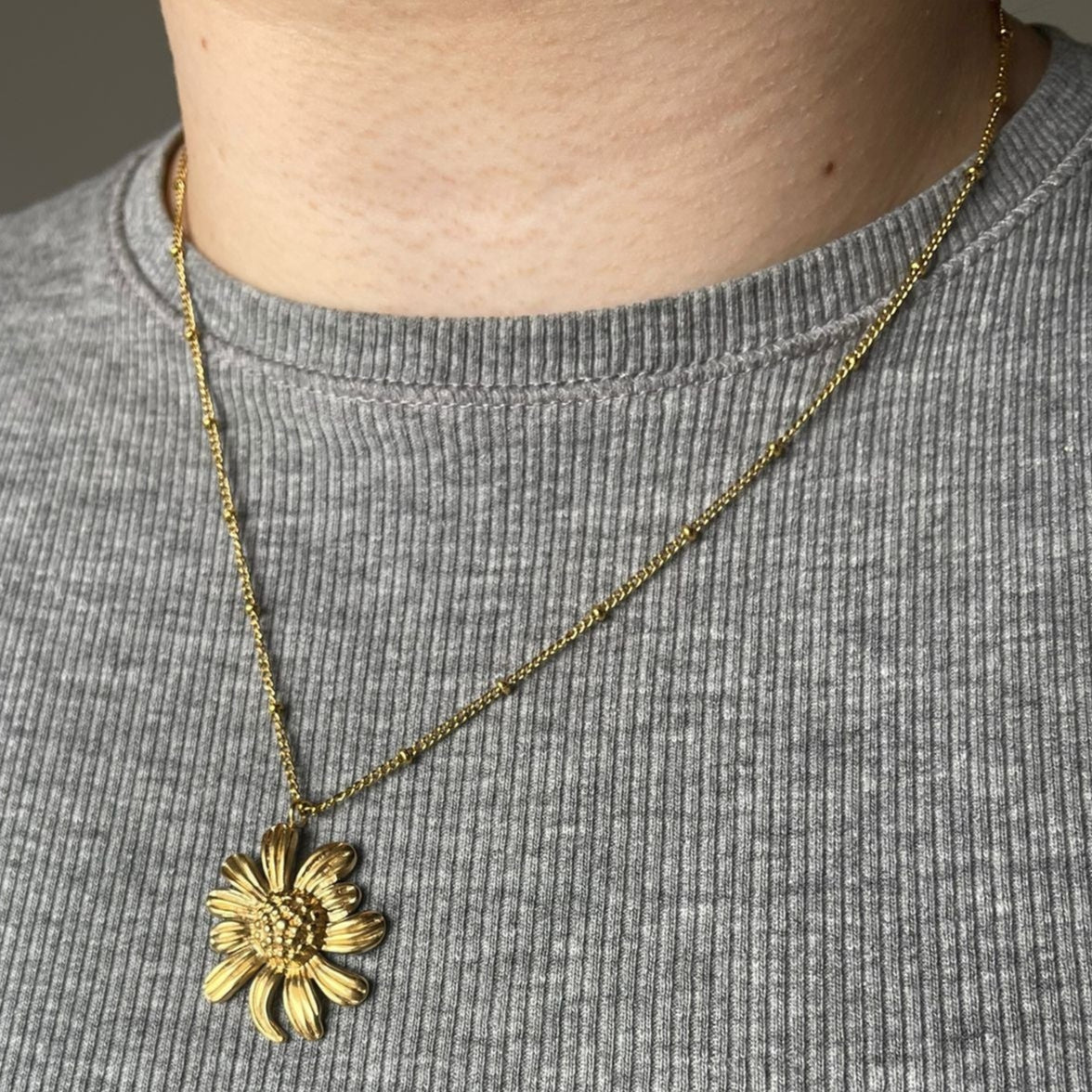Gerbera - Necklace - Stainless Steel