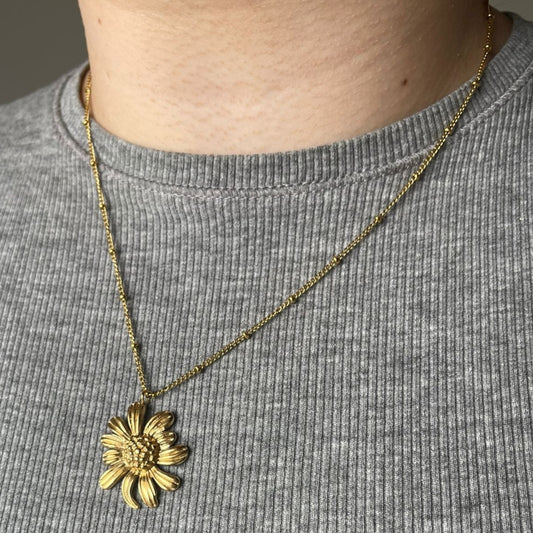 Gerbera - Necklace - Stainless Steel